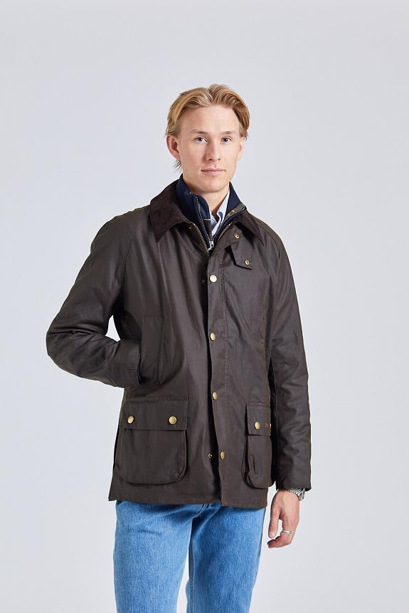 Babour Ashby Wax Jacket Olive 